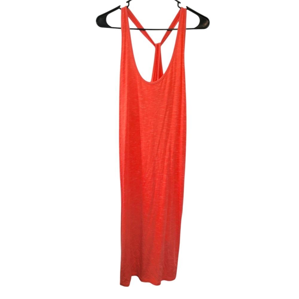 Anthropologie Saturday Sunday Coral Knit Sleeveless Beachy Tank Dress Medium